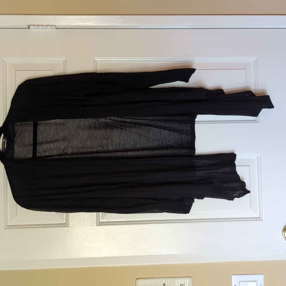 Lightweight Renee C black cardigan